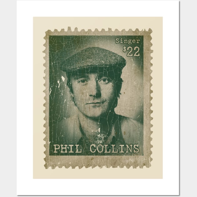 Engraved Philately Collins Wall Art by Chillashop Artstudio